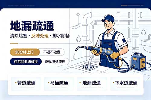 明光地漏疏通