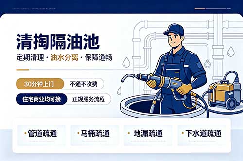 明光清掏隔油池